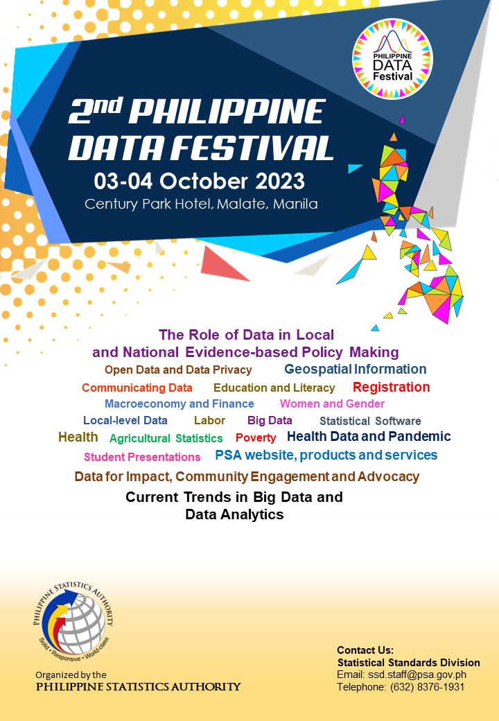 2nd Philippine Data Festival Poster
