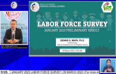 Press Conference on January 2023 Labor Force Survey