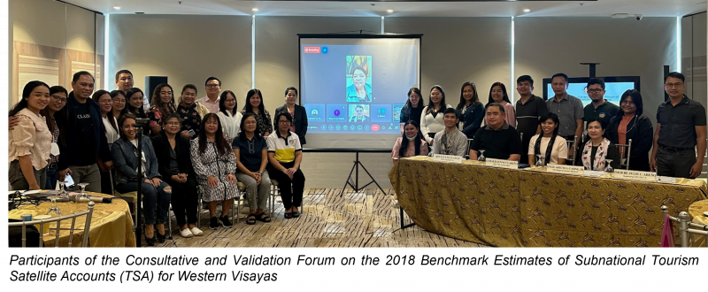 Participants of the Consulative and Validation Forum on the 2018 Benchmark Estiamtes of Subnational Tourism Satellite Accounts (TSA) for Western Visayas